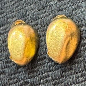 Karen Palmer Elegant Gold Clip-On Earrings